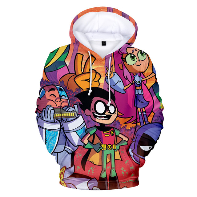 Teen Titans Go 3D Printed Fashion Fall Winer Suit Hoodies Sportswear Hooded  HIP HOP Women/Men